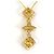 Autre Marque Collana in oro giallo 18K con diamante D'oro - vista 3
