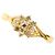 Autre Marque 18K Gelbgold-Ring mit Diamant Golden