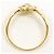 Autre Marque 18K Gelbgold-Ring mit Diamant Golden - Ansicht 2
