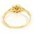 Autre Marque 18K Gelbgold-Ring mit Diamant Golden - Ansicht 3