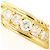 Autre Marque 18K Gelbgold-Ring mit Diamant Golden - Ansicht 2