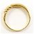 Autre Marque 18K Gelbgold-Ring mit Diamant Golden - Ansicht 3