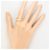 Autre Marque 18K Gelbgold-Ring mit Diamant Golden - Ansicht 6