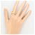Autre Marque 18K Gelbgold-Ring mit Diamant Golden - Ansicht 7
