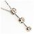 Autre Marque Collana in oro bianco 18K con diamante marrone D'oro - vista 2