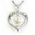 Autre Marque 18K Weißgoldkette mit Diamant Golden