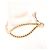 Autre Marque 18K Roségold-Ring mit braunem Zirkonia Golden - Ansicht 2