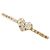 Autre Marque 18K Roségold-Ring mit Diamant Golden