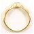 Autre Marque 18K Gelbgold-Ring mit Diamant Golden - Ansicht 2