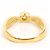 Autre Marque 18K Gelbgold-Ring mit Diamant Golden - Ansicht 3