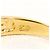 Autre Marque 18K Gelbgold-Ring mit Diamant Golden - Ansicht 4