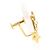 Autre Marque Orecchino a clip in oro giallo 18K con diamante D'oro - vista 2