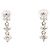 Autre Marque Ohrstecker aus 18K Weißgold und Diamanten Golden