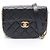 Borsa a tracolla in pelle matelassé Chanel Nero