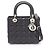 Christian Dior LADY DIOR Borsa Cannage Media Nero