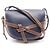 Borsa a tracolla piccola Loewe Gate Bag Marrone Beige Blu navy