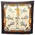 Hermès Hermes Carre 90 JUMPING Sciarpa Foulard Marrone Multicolore Beige