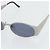 Occhiali da sole CHANEL metallo Argento CC Auth 181482 - vista 8