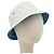 LOUIS VUITTON Monogram Denim Bucket Hat Hellblau Weiß M76212 Auth 181233A