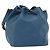 LOUIS VUITTON Epi Petit Noe Schultertasche Blau M44105 LV Auth 180748