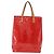 LOUIS VUITTON Bolso Monogram Vernis Reade MM Rojo Rouge M91086 LV Auth BA12808 Roja - vista 2