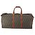 FENDI Bolsa Boston em Lona Zucca PVC Preto Marrom Autêntica 178375 - vista 13