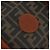 FENDI Bolsa Boston em Lona Zucca PVC Preto Marrom Autêntica 178375 - vista 20