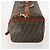 FENDI Bolsa Boston em Lona Zucca PVC Preto Marrom Autêntica 178375 - vista 4