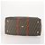 FENDI Bolsa Boston em Lona Zucca PVC Preto Marrom Autêntica 178375 - vista 5