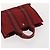Hermès Borsa HERMES Canvas 2 Set Rosso Grigio Auth BA12669 Marrone - vista 13