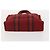 Hermès Borsa HERMES Canvas 2 Set Rosso Grigio Auth BA12669 Marrone - vista 15