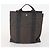 Hermès Borsa HERMES Canvas 2 Set Rosso Grigio Auth BA12669 Marrone - vista 2