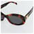 Céline Gafas de sol CELINE Triomphe de plástico Marrón Auth BA12972M Castaño - vista 8