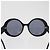 Gafas de sol CHANEL COCO de plástico Negro CC Auth BA12977 - vista 2