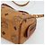 Borsa Boston Mini MCM Vicetos Logogram in PVC e pelle 2way Marrone Oro Auth 181122 D'oro - vista 10