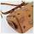 Borsa Boston Mini MCM Vicetos Logogram in PVC e pelle 2way Marrone Oro Auth 181122 D'oro - vista 17