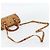 Borsa Boston Mini MCM Vicetos Logogram in PVC e pelle 2way Marrone Oro Auth 181122 D'oro - vista 9
