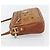Borsa a Spalla MCM Vicetos Logogram PVC Marrone Oro Auth 181257 D'oro - vista 3