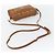 Borsa a Spalla MCM Vicetos Logogram PVC Marrone Oro Auth 181257 D'oro - vista 7