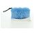Clutch PRADA in Pelliccia Argento Light Blue Auth 179733SM Blu chiaro - vista 12