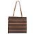 Céline Borsa Tote CELINE Macadam Canvas PVC Pelle Marrone Oro Auth 180849 D'oro - vista 2