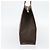 Céline Borsa Tote CELINE Macadam Canvas PVC Pelle Marrone Oro Auth 180849 D'oro - vista 3
