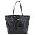 Borsa Tote Salvatore Ferragamo Gancini in vernice nera argento Auth bs35253 - vista 13