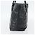 Borsa Tote Salvatore Ferragamo Gancini in vernice nera argento Auth bs35253 - vista 4