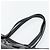 Borsa Tote Salvatore Ferragamo Gancini in vernice nera argento Auth bs35253 - vista 8