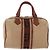SAINT LAURENT Boston Bag Canvas Brown Auth BA12896 Marrone - vista 13