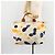 Borsa a mano Miu Miu in tela bianco e oro autentica bs35192 D'oro - vista 25