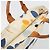 Borsa a mano Miu Miu in tela bianco e oro autentica bs35192 D'oro - vista 6