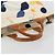 Borsa a mano Miu Miu in tela bianco e oro autentica bs35192 D'oro - vista 7
