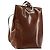 Borsa a tracolla CARTIER PANTHERE in pelle vernice marrone argento Auth 178367